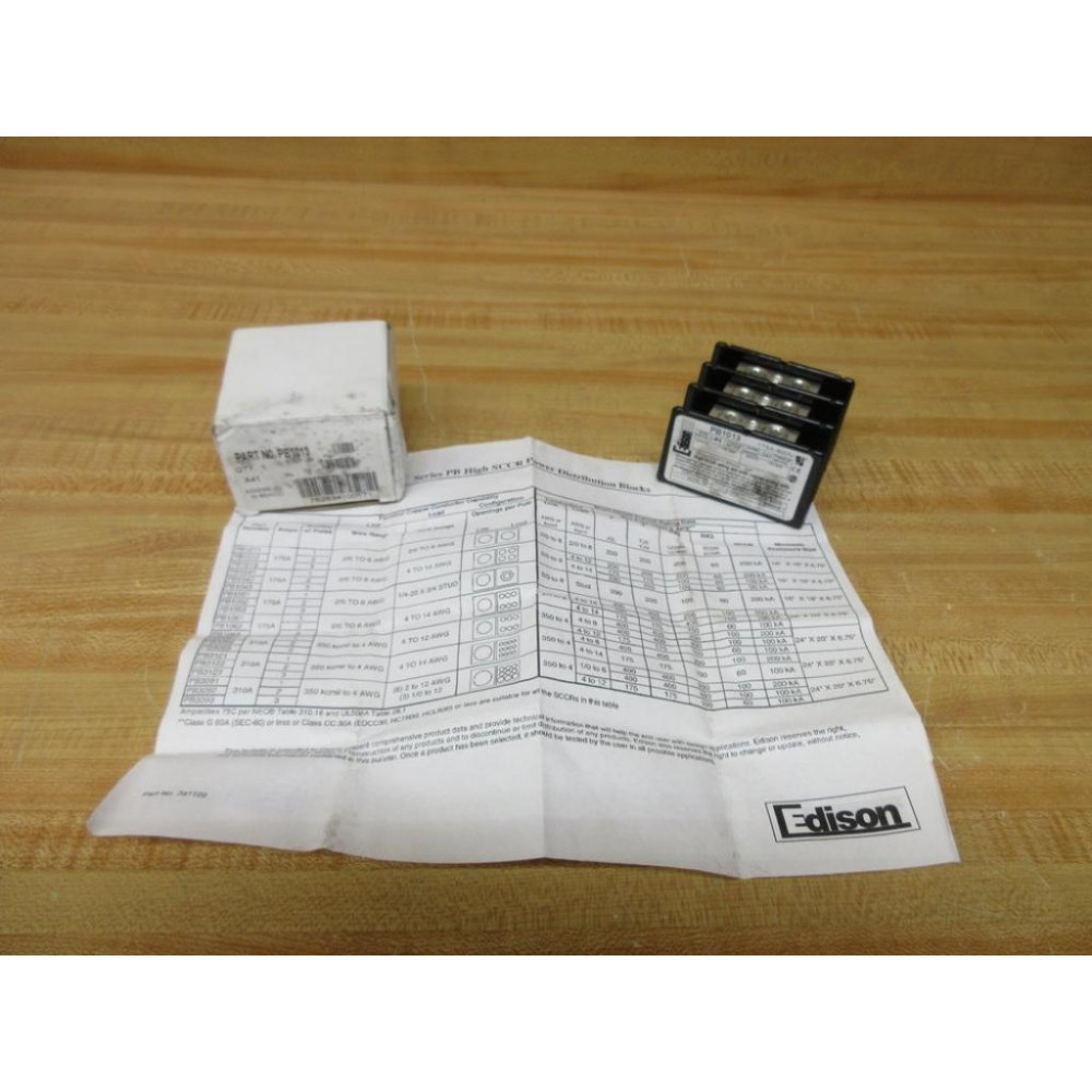 Edison PB1013 Open Terminal Block