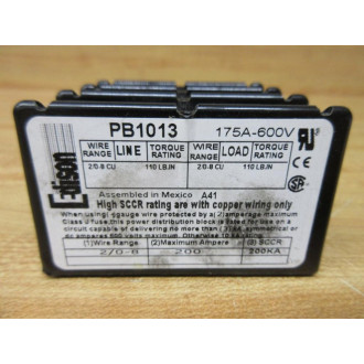 Edison PB1013 Open Terminal Block