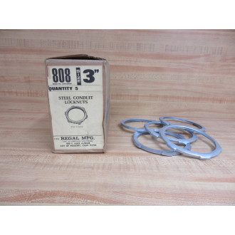 Regal 808 Steel Conduit Locknuts (Pack of 5)