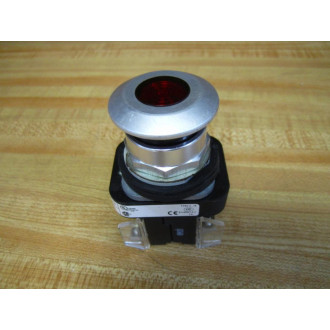 Allen Bradley 800T-FXQ24RA1 Red Button 800TFXQ24RA1 w800T-XA1 & Blank - Used