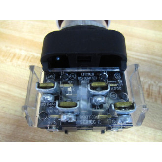 Allen Bradley 800T-FXQ24RA1 Red Button 800TFXQ24RA1 w800T-XA1 & Blank - Used