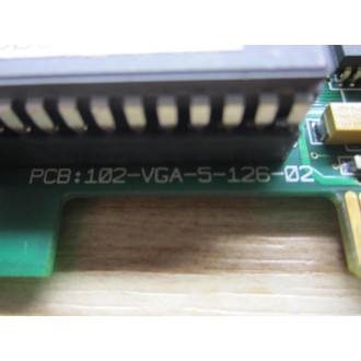 102-VGA-5-125-02 Circuit Board DY023062 - Used
