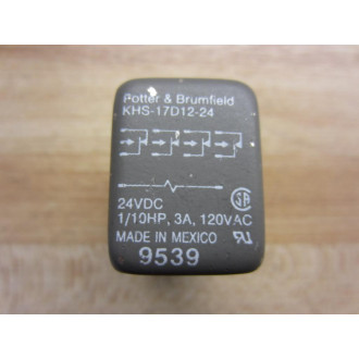 Potter & Brumfield KHS-17D12-24V DC Relay KHS17D12-24 - New No Box