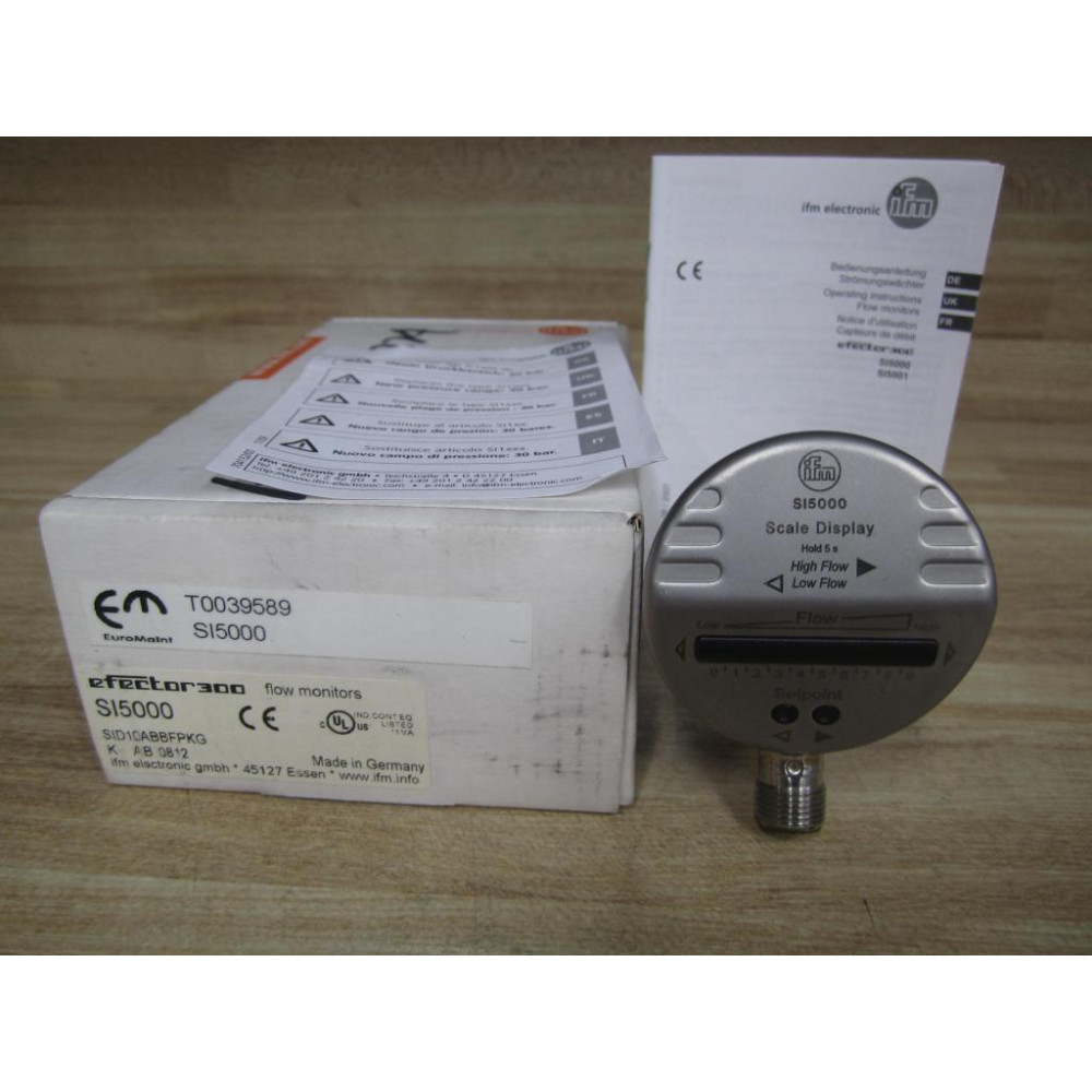 IFM Efector SI5000 Flow Monitor SID10ABBFPKG