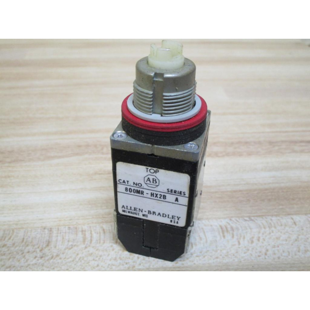 Allen Bradley 800MR-HX2B Switch 800MRHX2B WO Knob, (Pack of 2) - Used