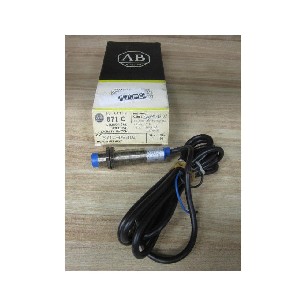 Allen Bradley 871C-D8B18 Proximity Switch  871CD8B18