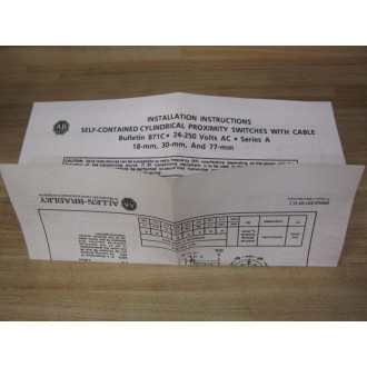Allen Bradley 871C-D8B18 Proximity Switch  871CD8B18