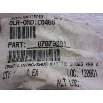 87073801 Brake Shoe Kit (Pack of 2) - New No Box