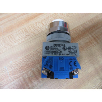 IDEC ABW310-G 22MM Green Pushbutton ABW310G WO Cap - New No Box