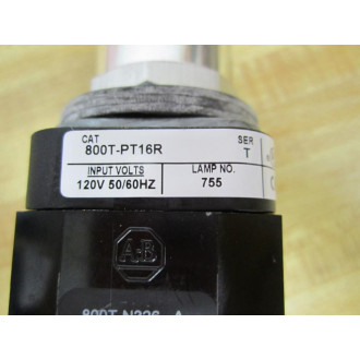 Allen Bradley 800T-PT16R Button w800T-N326 - New No Box