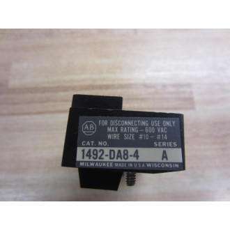 Allen Bradley 1492-DA8-4 Terminal Block 1492DA84 - Used
