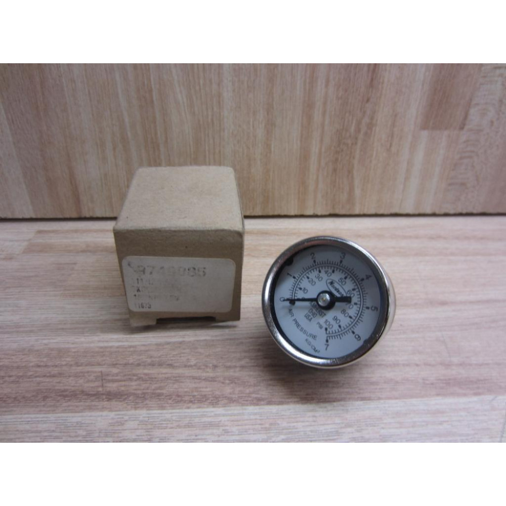 Nordson 8749085 Air Pressure Gauge 0-100PSI 0-7 KGCM2