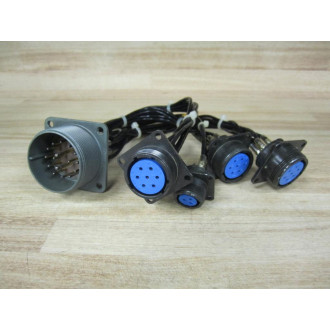 Amphenol A660-8004-T372 Cable Connector A6608004T372 - New No Box