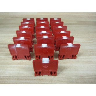 Allen Bradley 1492-CAM Block Red 1492-CAM1LRE (Pack of 19) - New No Box