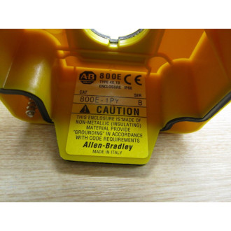 Allen Bradley 800E-1PY Box For Emergency Stop Switch - Used