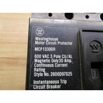 Westinghouse MCP13300R Circuit Breaker - Used