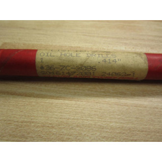 Cleveland Twist Drill 36-ZC-3086 Tapered Twist Drill Bit .414" 2590