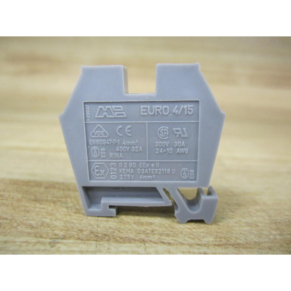 Morsettitalia EURO 4-15 Terminal Block EURO 415 (Pack of 100) - New No Box