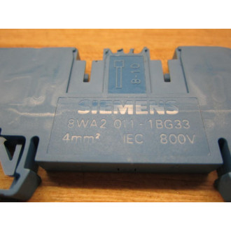 Siemens 8WA2 011-1BG33 Block 8WA20111BG33 (Pack of 10) - New No Box