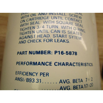 Donaldson P16-5878 Oil Filter