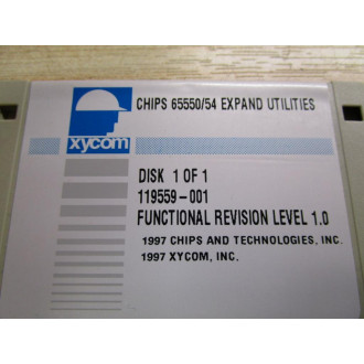 Xycom 119559-001 Software Disk - Used