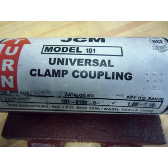 JCM 101-0190-6 Clamp Coupling 10101906 - New No Box