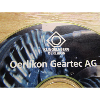 Oerlikon Geartec AG 292478 Software CD L60