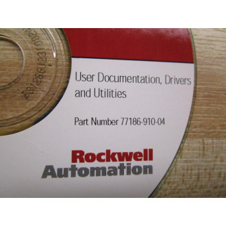 Allen Bradley 77186-910-04 Software CD VersaView & RAC6000