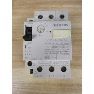 Siemens 3VU1300-1MD00 3 Pole Circuit Protector 3VU13001MD00 - Used