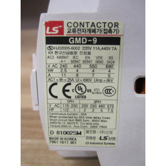 MEC GMD-9 LS Contactor GMD9 - New No Box