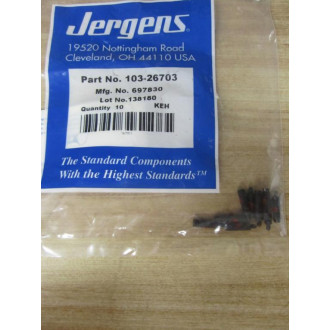 Jergens 103-26703 Socket Toggle Toggle Screw 26703 (Pack of 10)