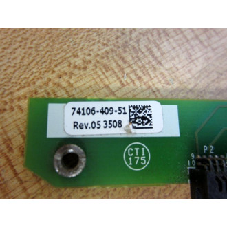 Allen Bradley 74106-409-51 Relay PC Board 7410640951 - Used