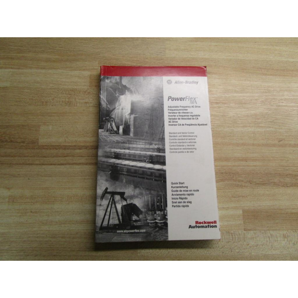 Allen Bradley 198666-P01 Manual For Powerflex 700 - Used