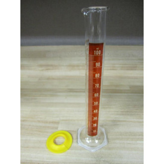 Kimble 20024-D KIMAX Red Stripe 100 mL Cylinder 20024D100 - New No Box