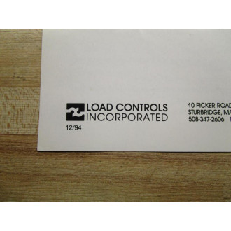 LCI DM-100 Manual For Digital Load Meter - Used