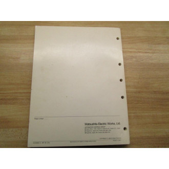 NAiS ACG-M0051-3 Technical Manual - Used