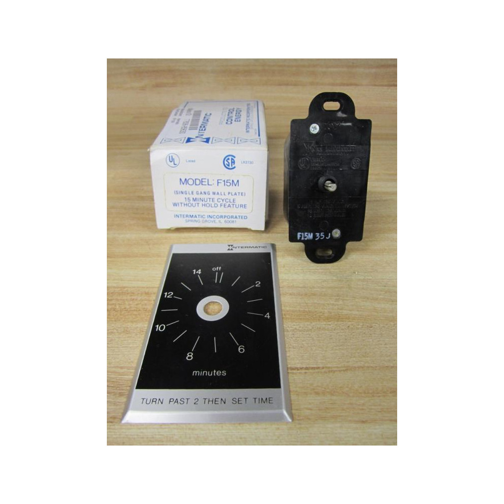 Intermatic F15M Spring Wound Time Switch 15 Min. Cycle Missing Dial Knob