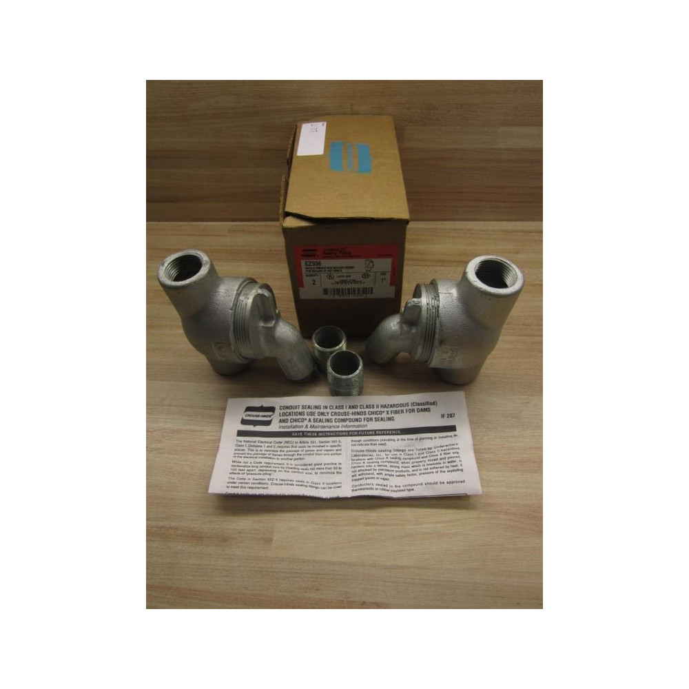 Crouse-Hinds EZS36 1" Hub Sealing Fitting