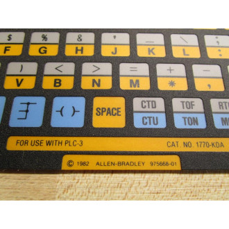 Allen Bradley 1770-KDA Keytop Overlay - New No Box