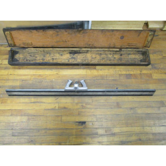 Alligator 300 Belt Cutter & Base 48" With Case Vintage Industrial - Used