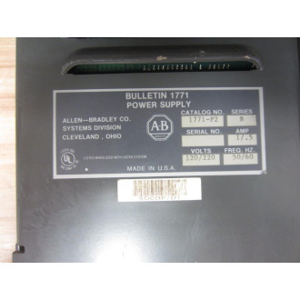 Allen Bradley 1771-P2 Power Supply Unit 1771P2 Series B - Used