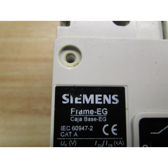 Siemens HEG3B025 Circuit Breaker HEG3B025L Missing Lugs - Used