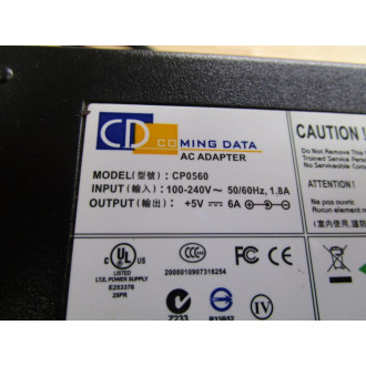 Coming Data CP0560 Adapter Missing Input Cord