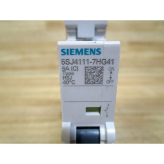 Siemens 5SJ4111-7HG41 Circuit Breaker 5 Amp 5SJ41117HG41 - New No Box