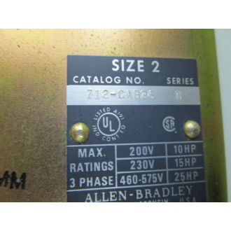 Allen Bradley 712-CAB26 Combination Starter Cabinet Only - New No Box