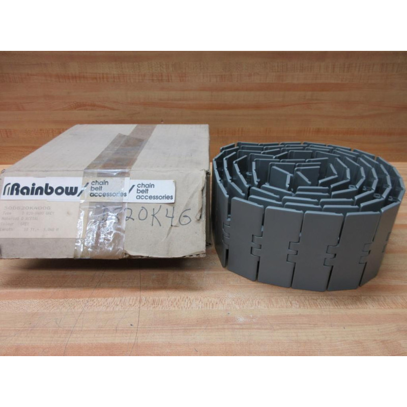 Ammeraal Beltech 30D820K400G Uni Slat Top Chain D 820-K400 10' Length