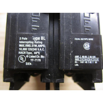 Siemens B2100 Circuit Breaker 100A 2 Pole - Used