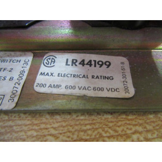 Square D 9422 TF-2 Disconnect Switch 9422TF2 Short Control Rods - Used