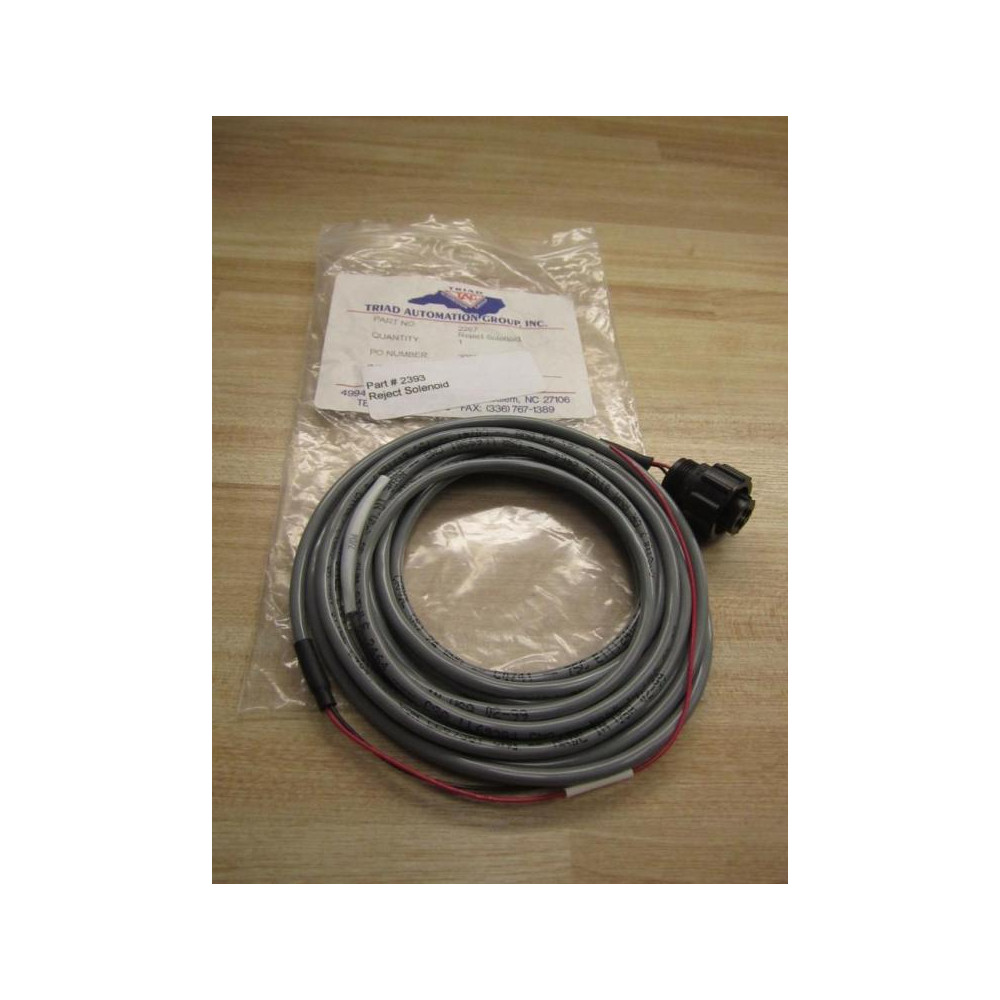 Triad Automation Group 2267 Reject Solenoid Cable