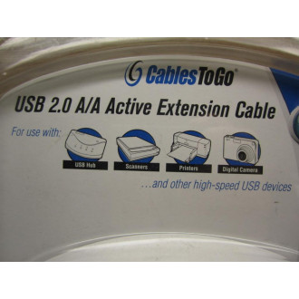 Cables To Go 39978 USB 2.0 Active Extension Cable